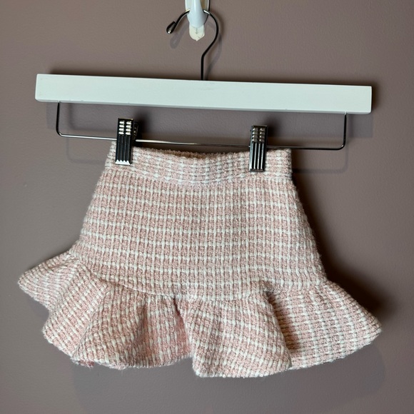 Janie and Jack Pink Boucle Skirt 3-6M - Picture 2 of 7